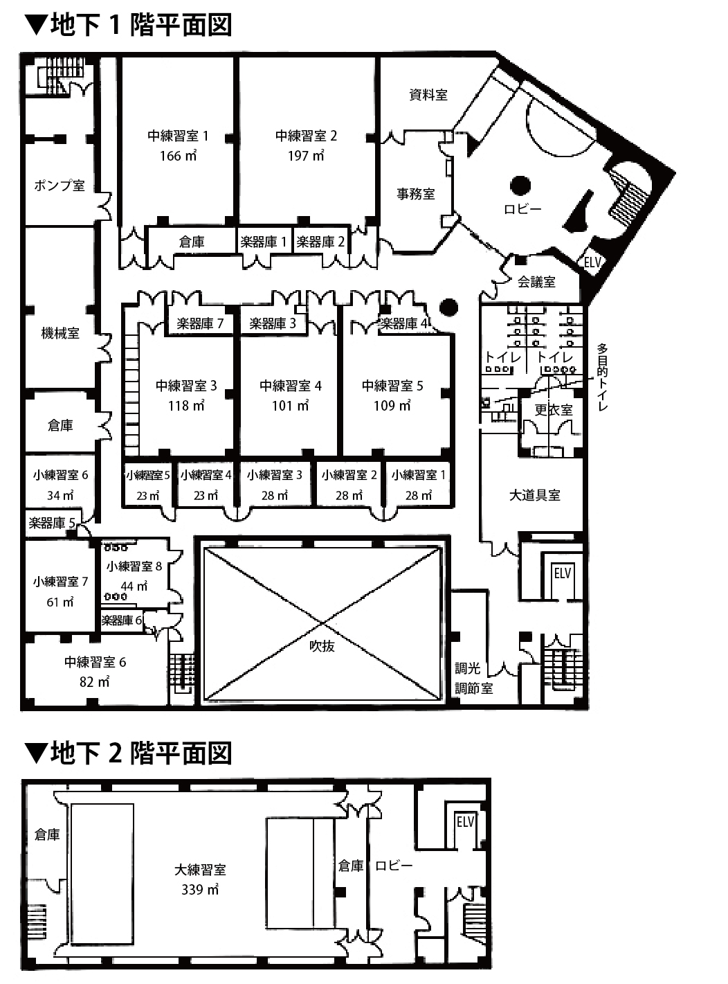 ビールーム平面図